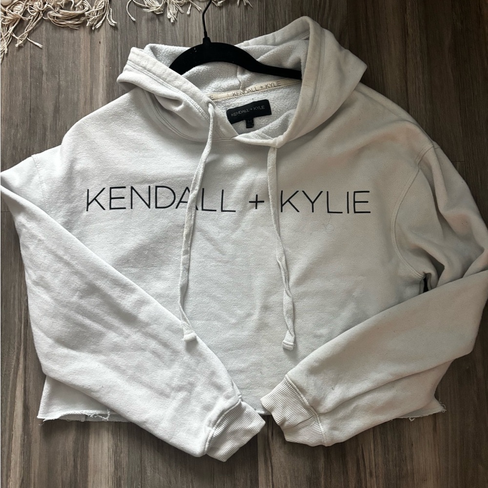 Kendall & Kylie White Cowl Neck Sweater